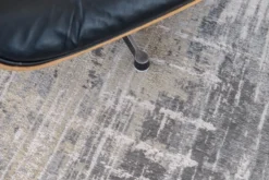 Ecorugs vloerkleed Streaks grijs ∅ 240 cm