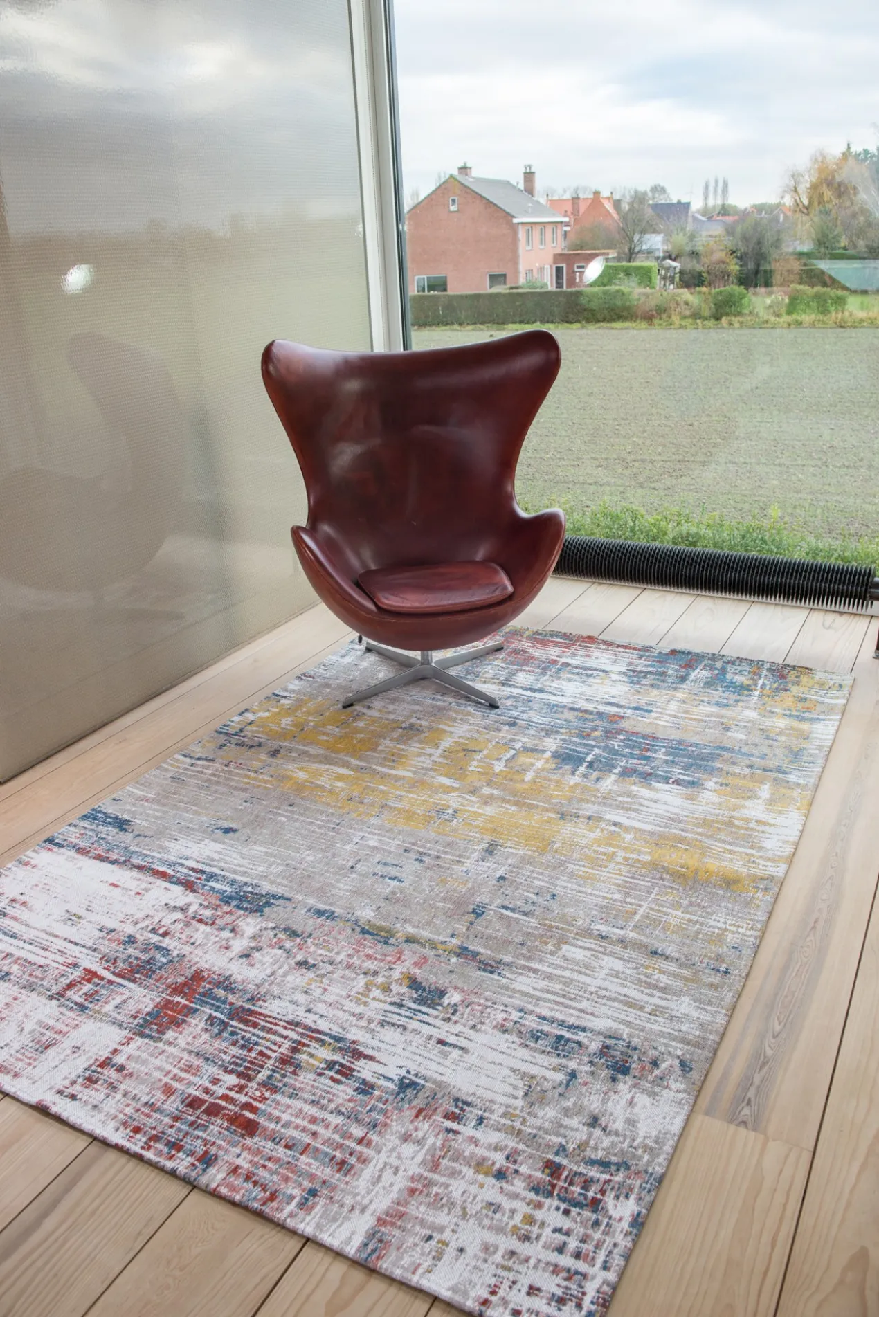 Ecorugs vloerkleed Streaks multicolor 80x150 cm