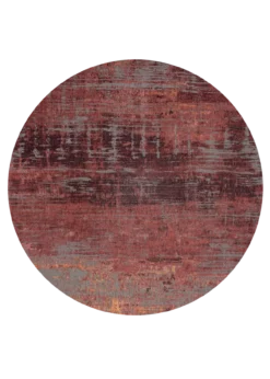 Ecorugs vloerkleed Streaks rood ∅ 240 cm