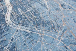 Ecorugs vloerkleed Tokyo blauw 240x340 cm
