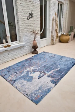 Ecorugs vloerkleed Tokyo blauw 280x390 cm