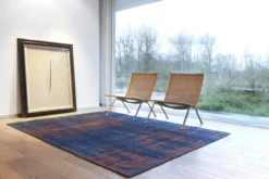 Ecorugs vloerkleed Venetian Dust blauw 80x150 cm