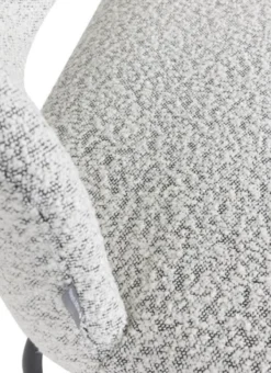 Eetbank Bo lichtgrijs bouclé 150cm