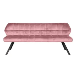 Eetkamerbank Bedford roze