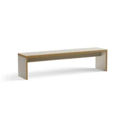 Eetkamerbank Bench 180 cm cream