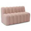 Eetkamerbank Candy met rug cube blossom 120 cm