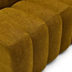 Eetkamerbank Candy met rug home curry 140 cm