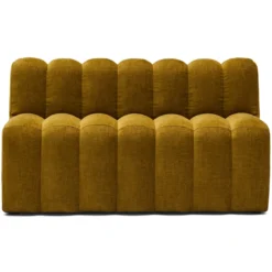 Eetkamerbank Candy met rug home curry 140 cm