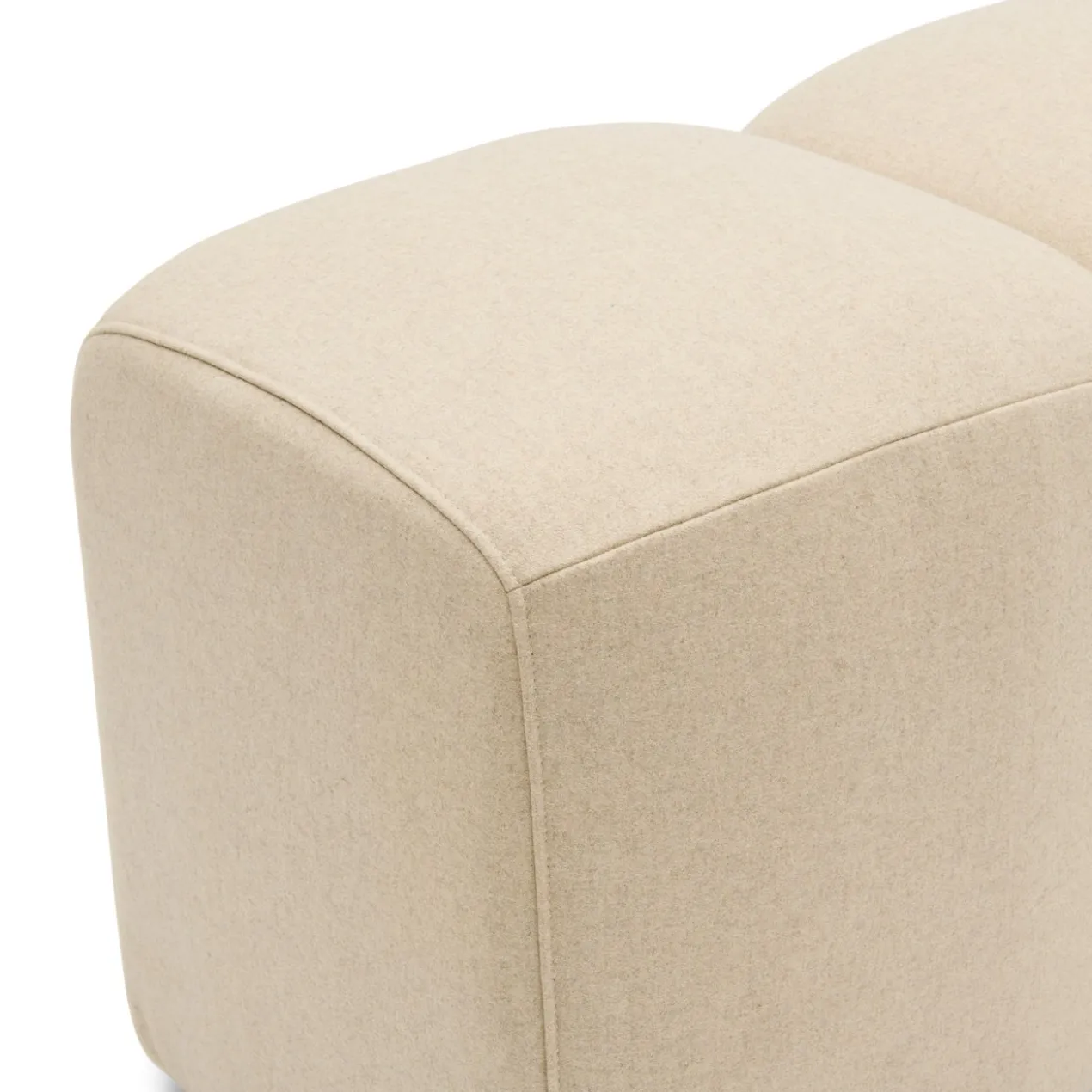 Eetkamerbank Clay facet naturel 160 cm