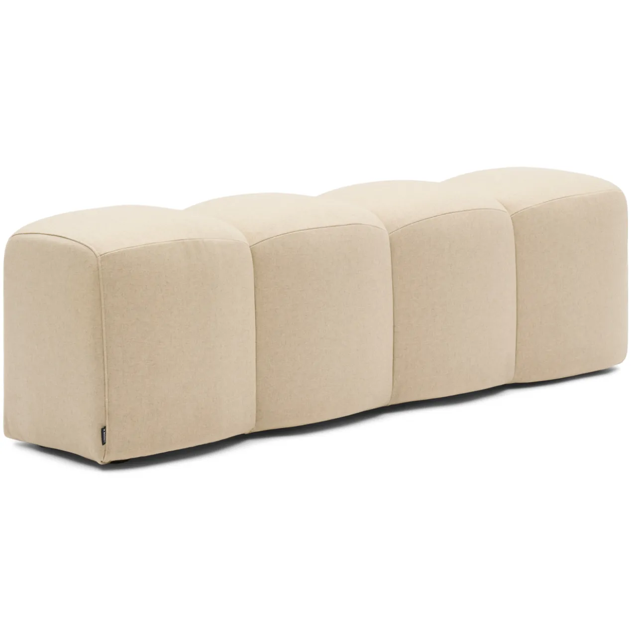 Eetkamerbank Clay facet naturel 160 cm