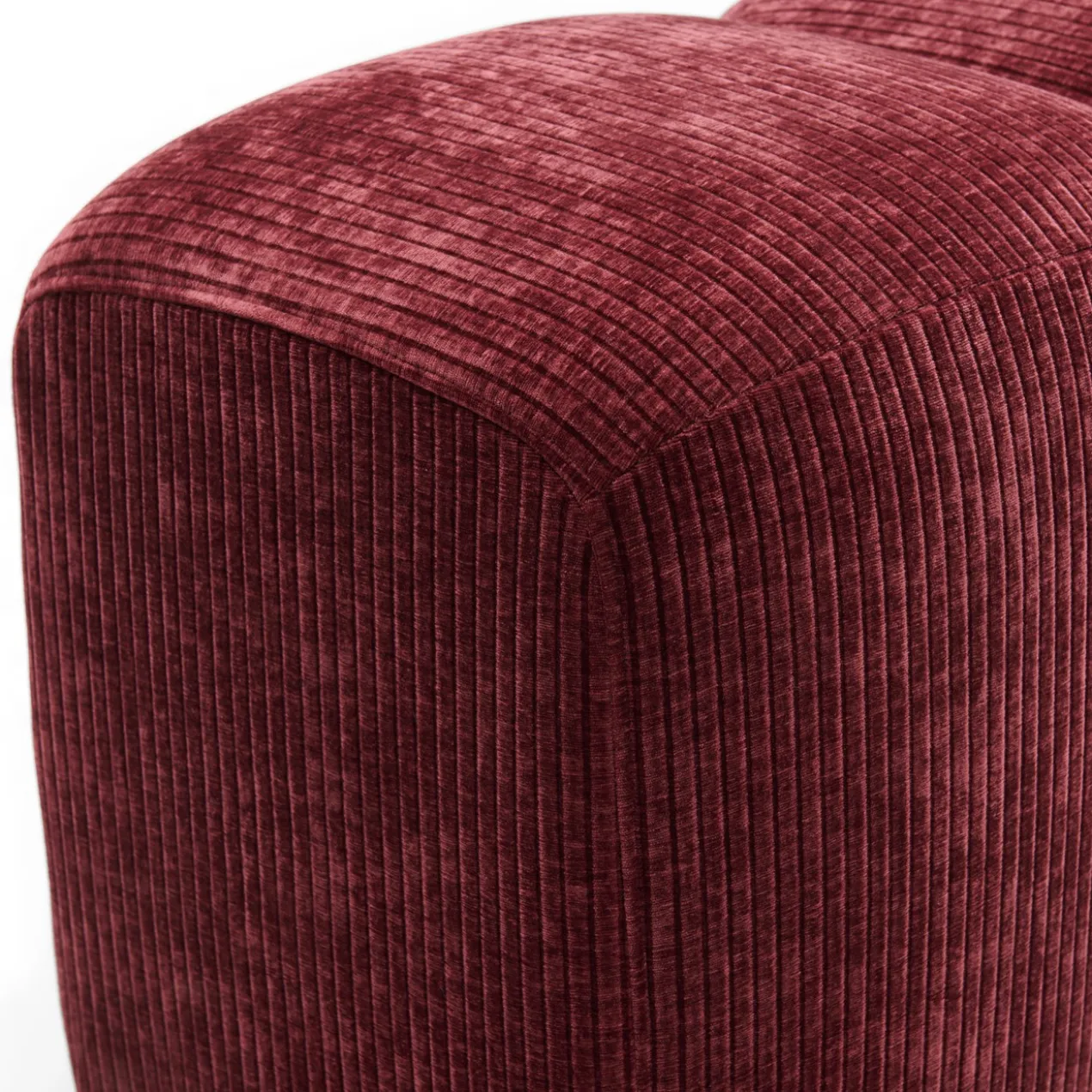 Eetkamerbank Clay racer winered 240 cm