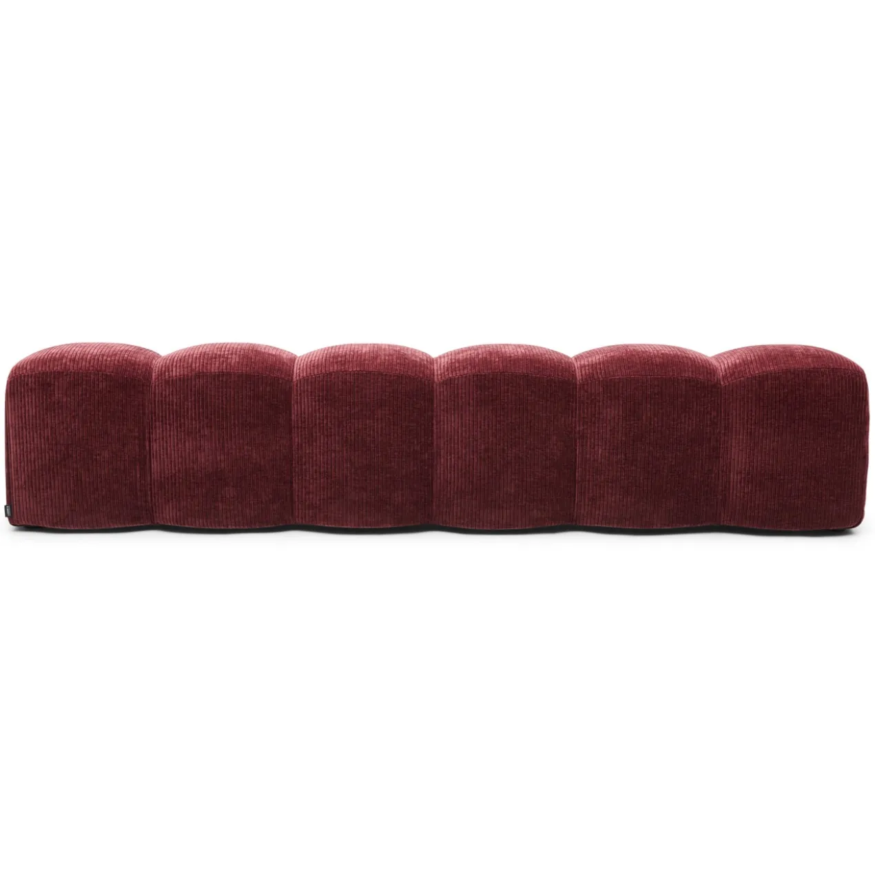 Eetkamerbank Clay racer winered 240 cm