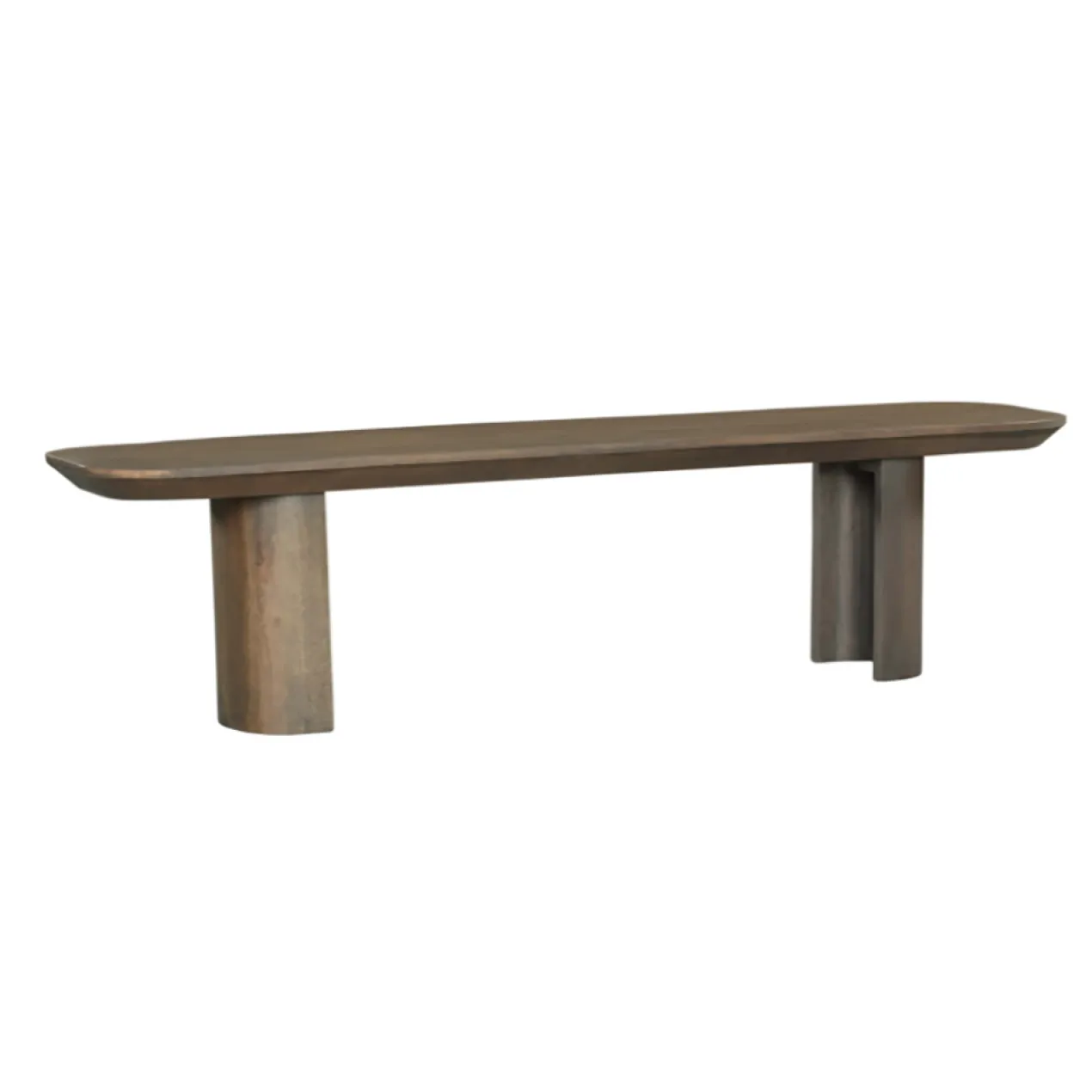 Eetkamerbank Curves 220 brown