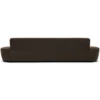 Eetkamerbank Luna be cotton brown 340 cm