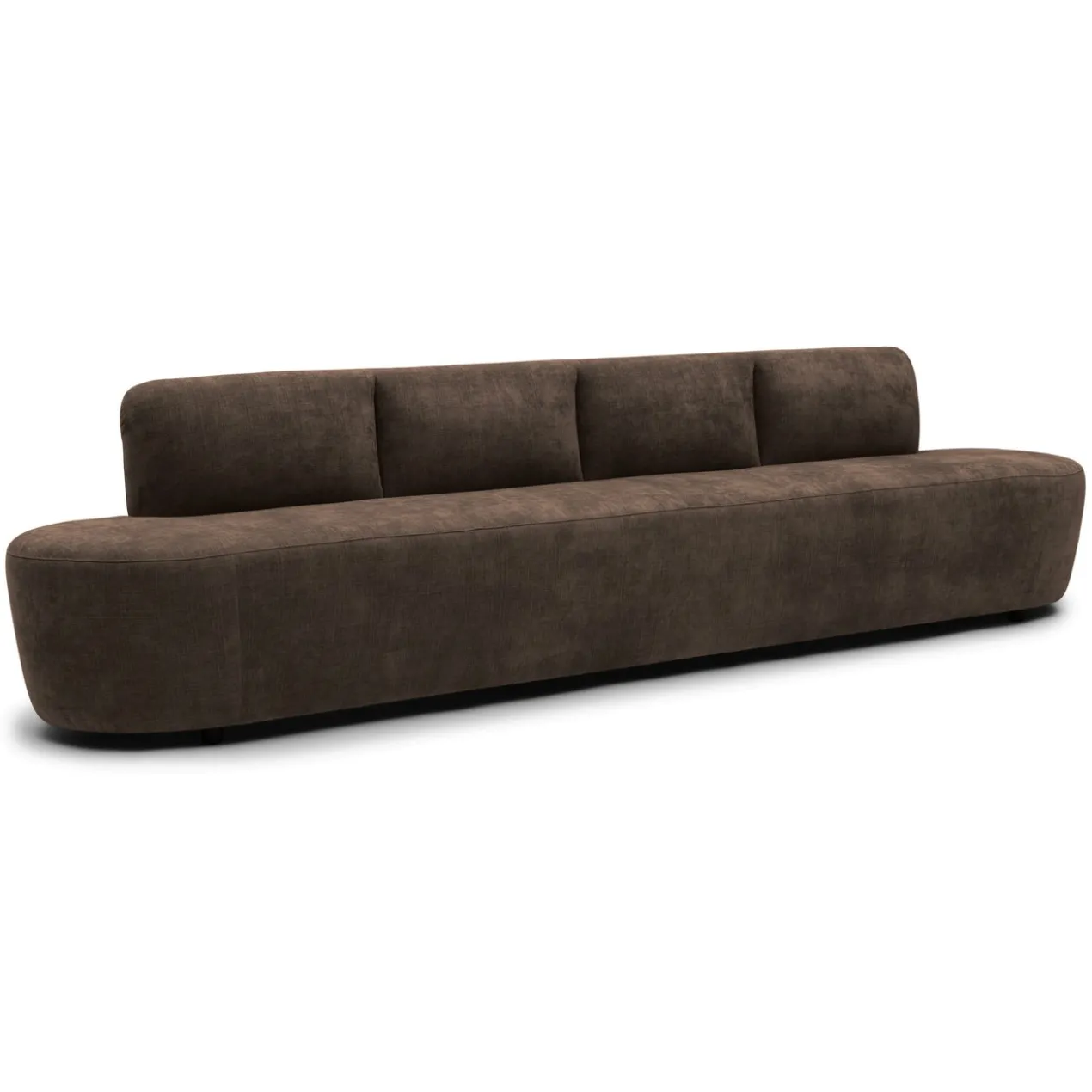 Eetkamerbank Luna be cotton brown 340 cm