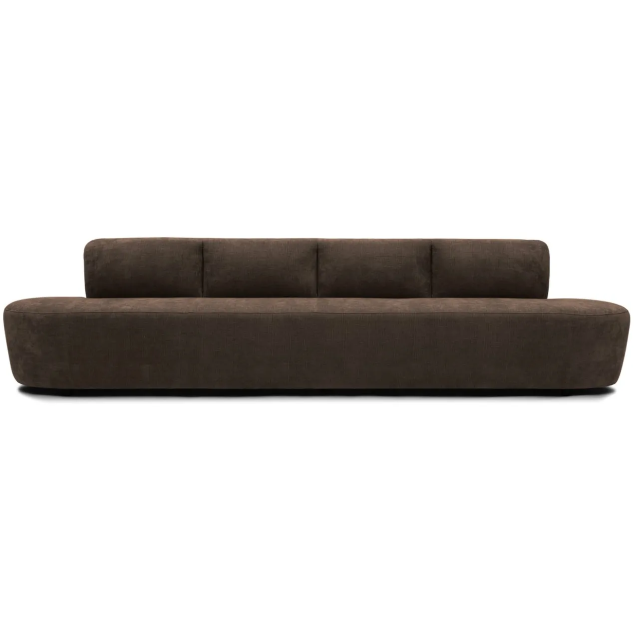 Eetkamerbank Luna be cotton brown 340 cm
