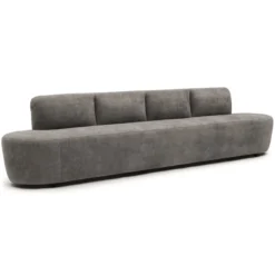 Eetkamerbank Luna be cotton grey 340 cm