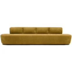 Eetkamerbank Luna be cotton mustard 340 cm
