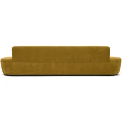 Eetkamerbank Luna be cotton mustard 340 cm