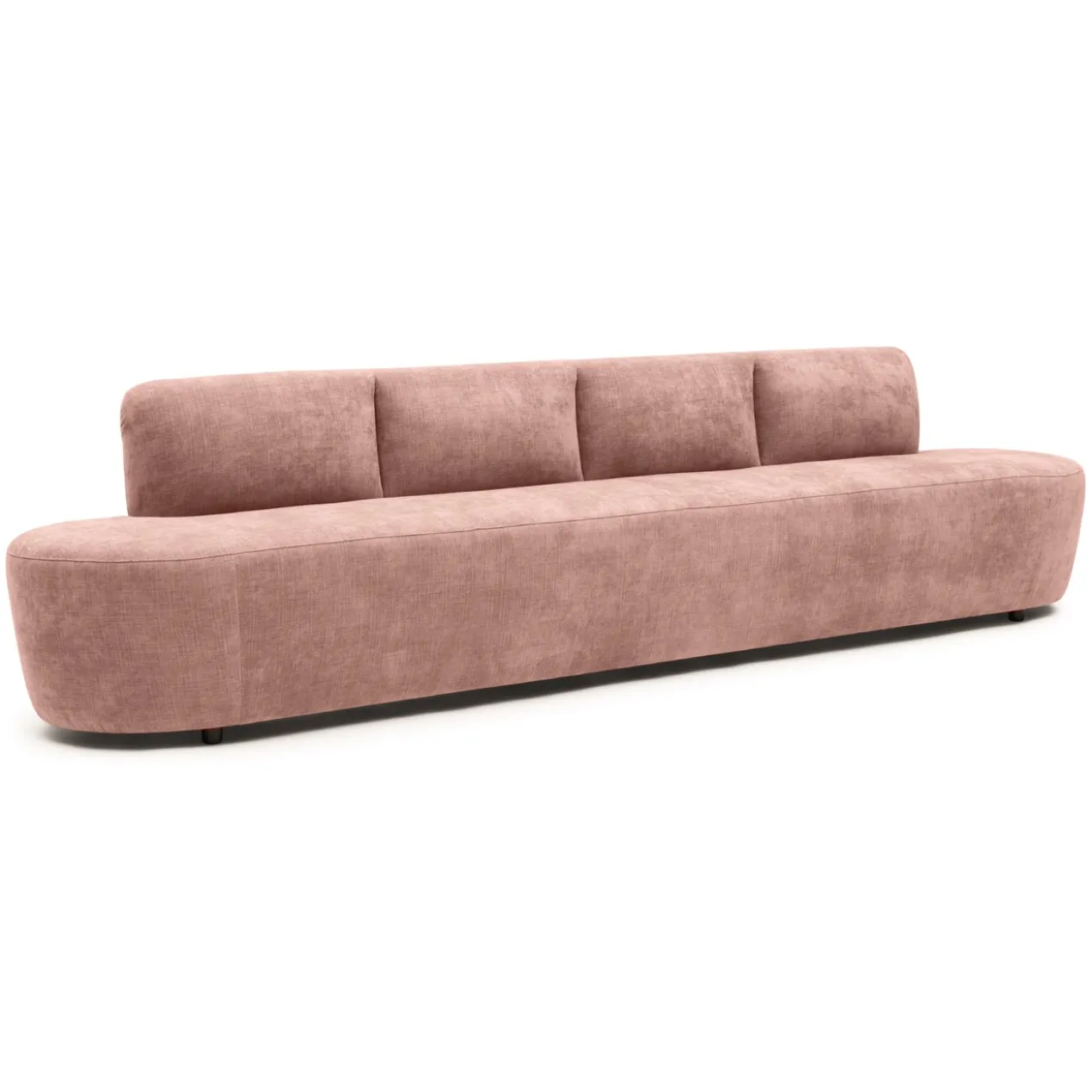 Eetkamerbank Luna be cotton rosewood 340 cm