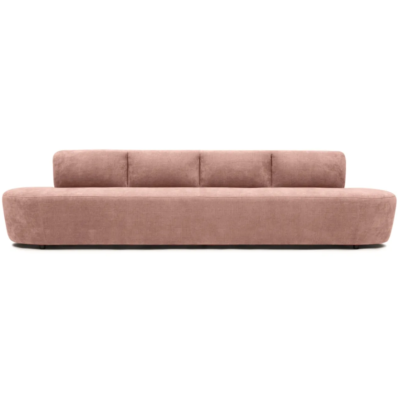 Eetkamerbank Luna be cotton rosewood 340 cm