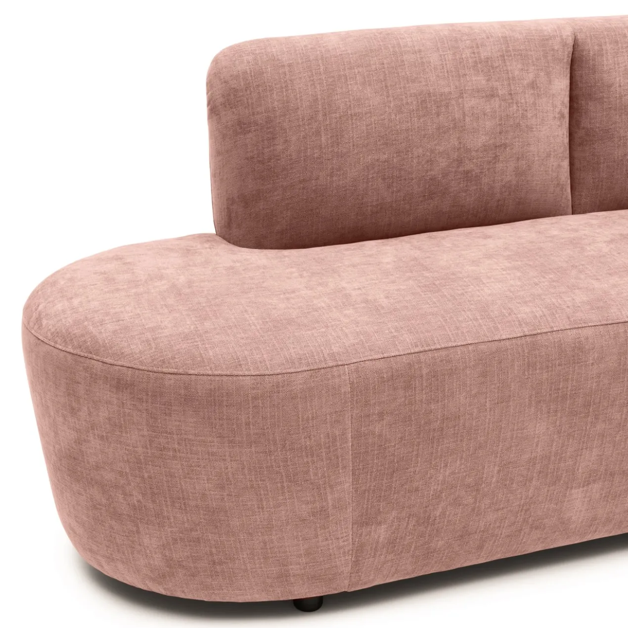 Eetkamerbank Luna be cotton rosewood 340 cm