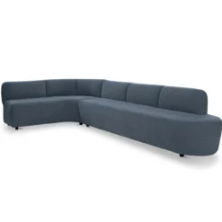 Eetkamerbank Luna hoek be cotton blue links