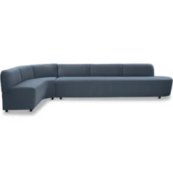 Eetkamerbank Luna hoek be cotton blue links