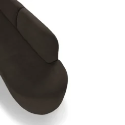 Eetkamerbank Luna hoek be cotton brown links