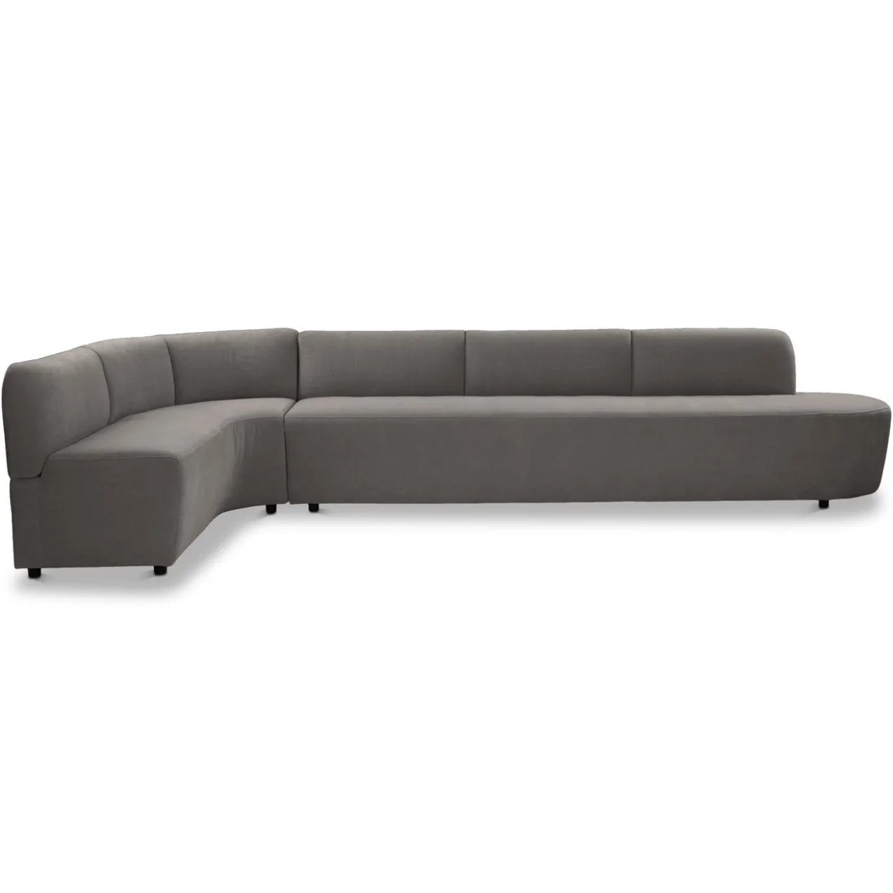 Eetkamerbank Luna hoek be cotton grey links