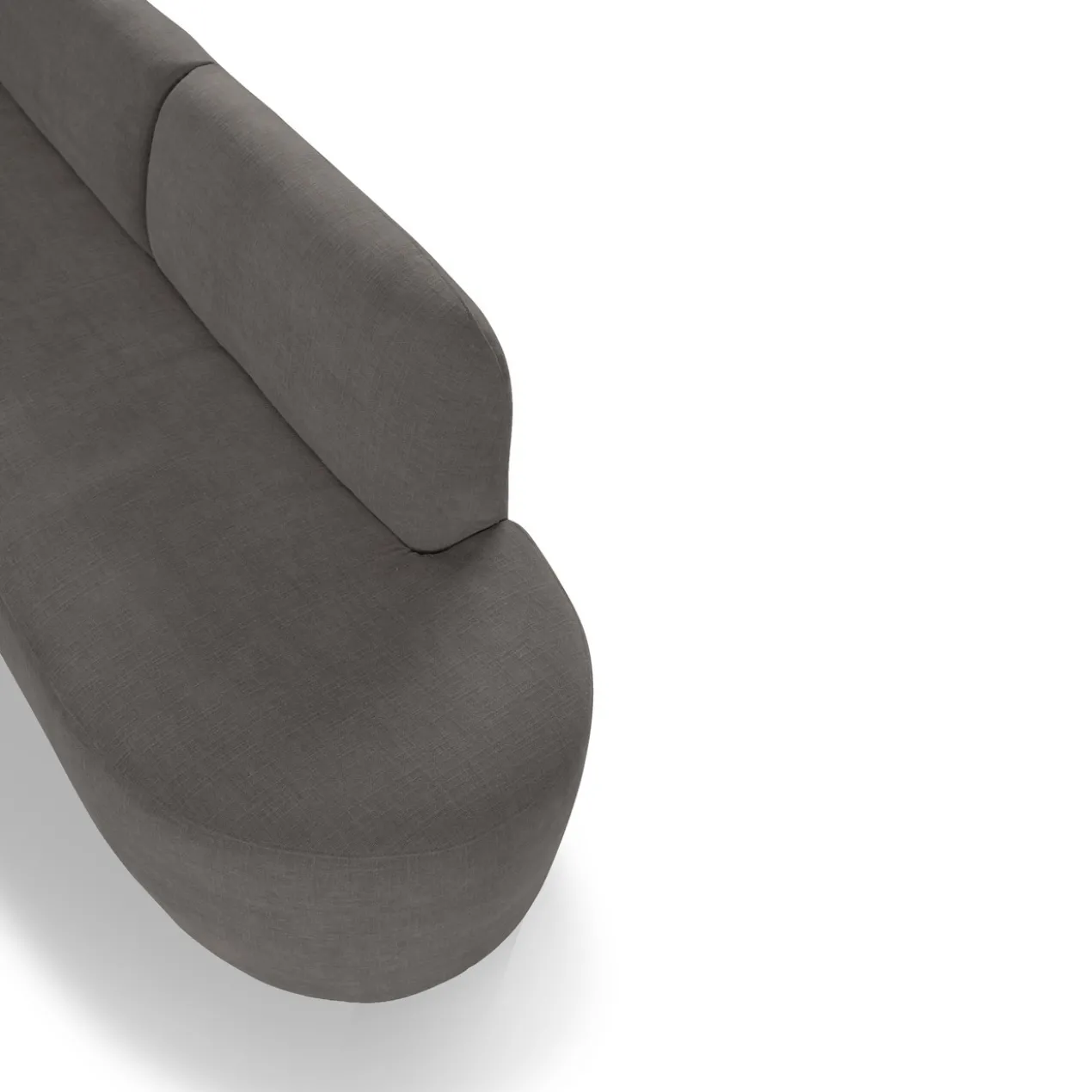 Eetkamerbank Luna hoek be cotton grey links