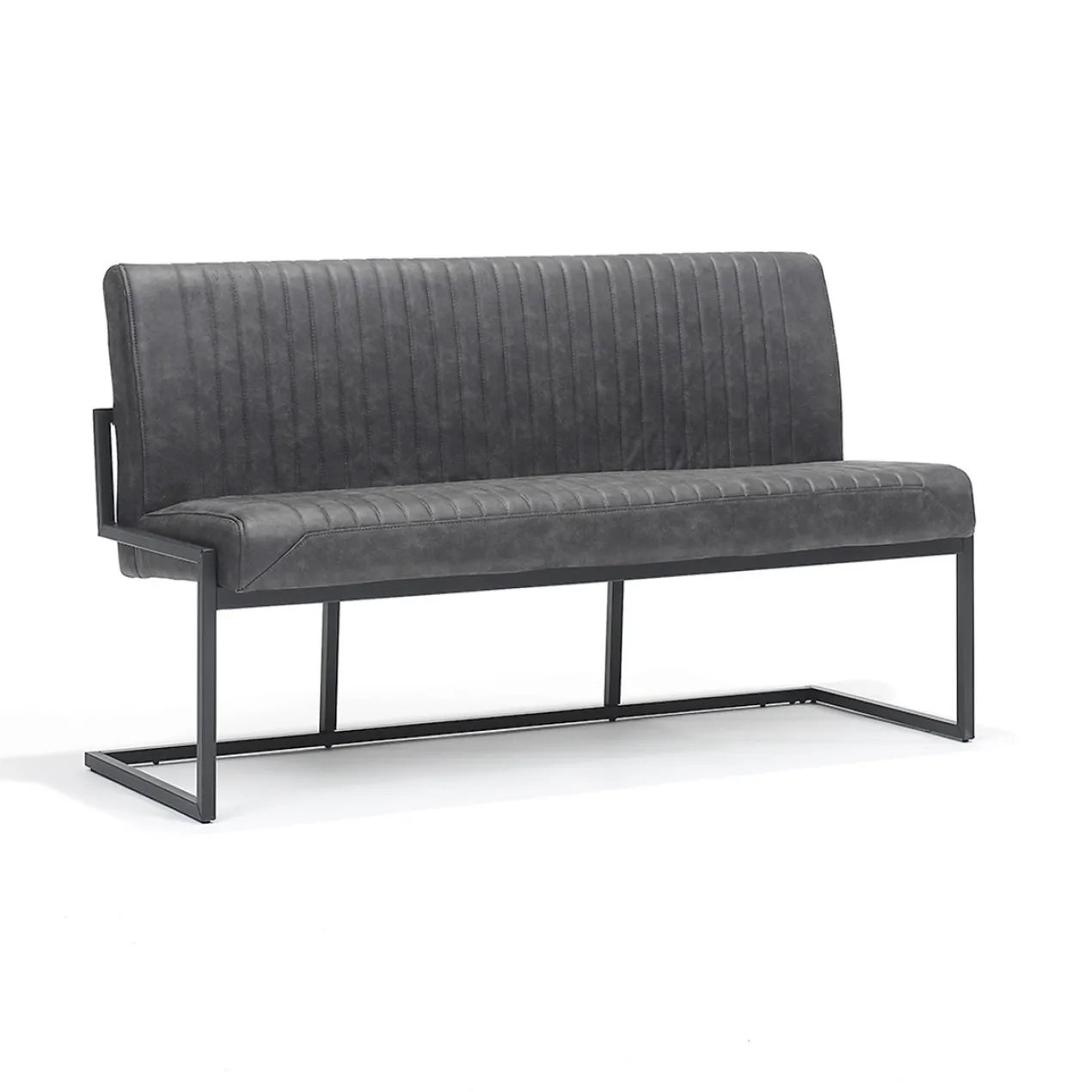 Eetkamerbank Mila antraciet 155cm