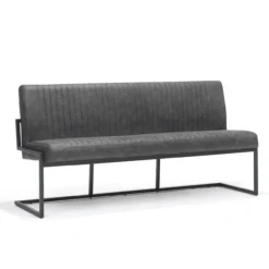 Eetkamerbank Mila antraciet 185cm
