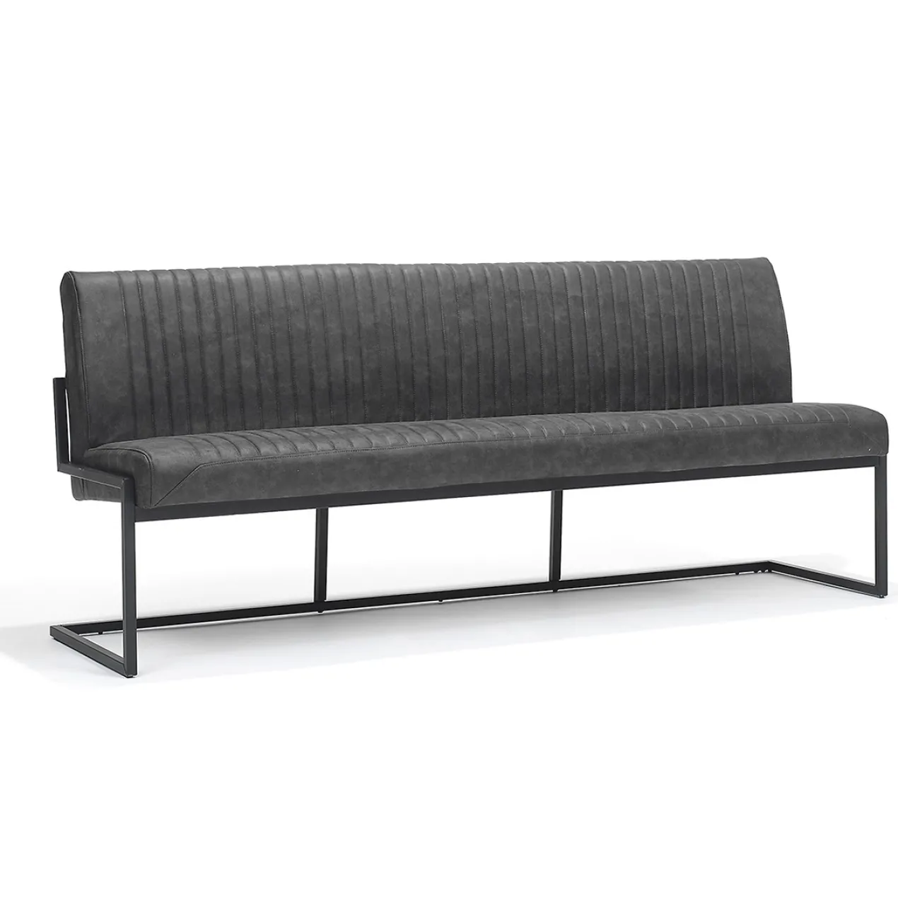 Eetkamerbank Mila antraciet 215cm