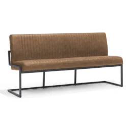 Eetkamerbank Mila cognac 185cm