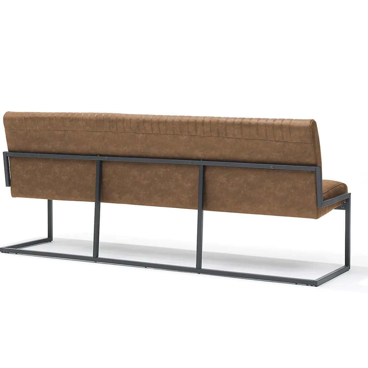 Eetkamerbank Mila cognac 215cm