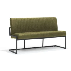 Eetkamerbank Mila mosgroen 155 cm