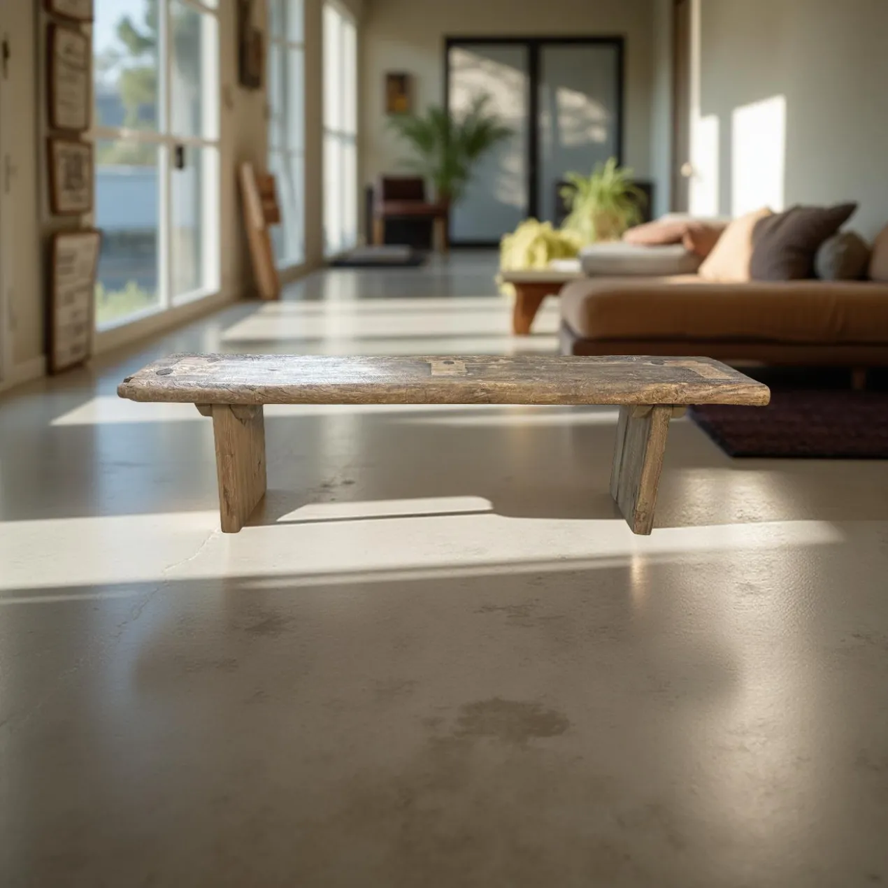 Eetkamerbank naturel uniek