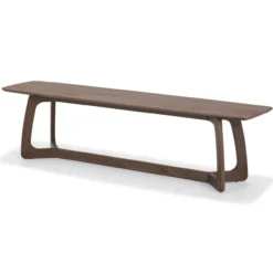 Eetkamerbank Ruby walnut 180 cm
