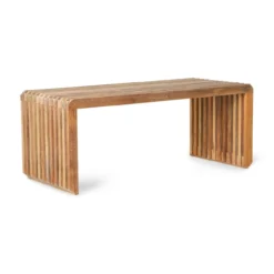 Eetkamerbank Slatted Bench teak