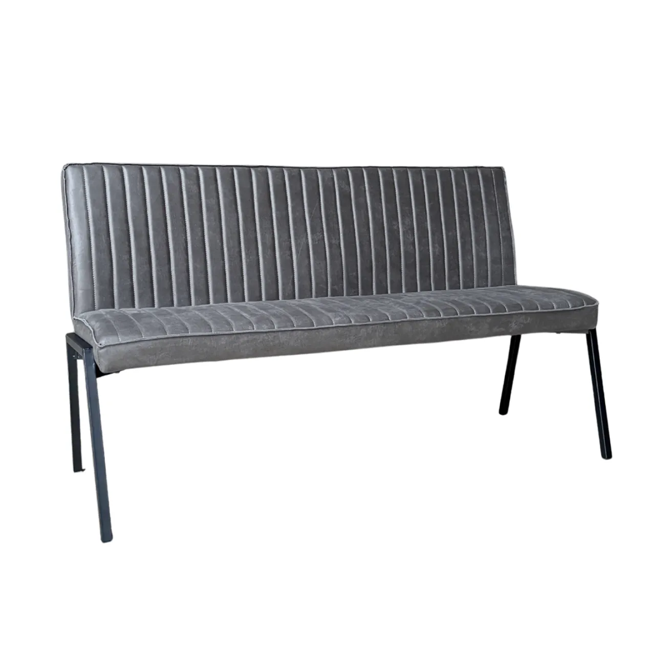 Eetkamerbank Stripes Antraciet 155 cm