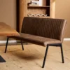 Eetkamerbank Stripes Bruin 155 cm