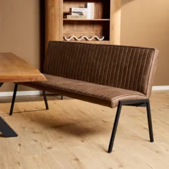 Eetkamerbank Stripes Bruin 185 cm