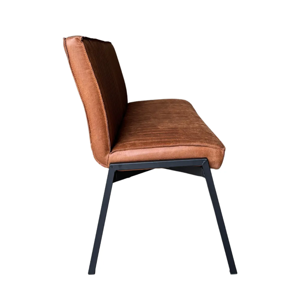 Eetkamerbank Stripes Cognac 155 cm