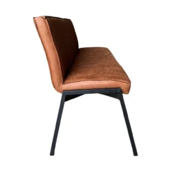 Eetkamerbank Stripes Cognac 185 cm