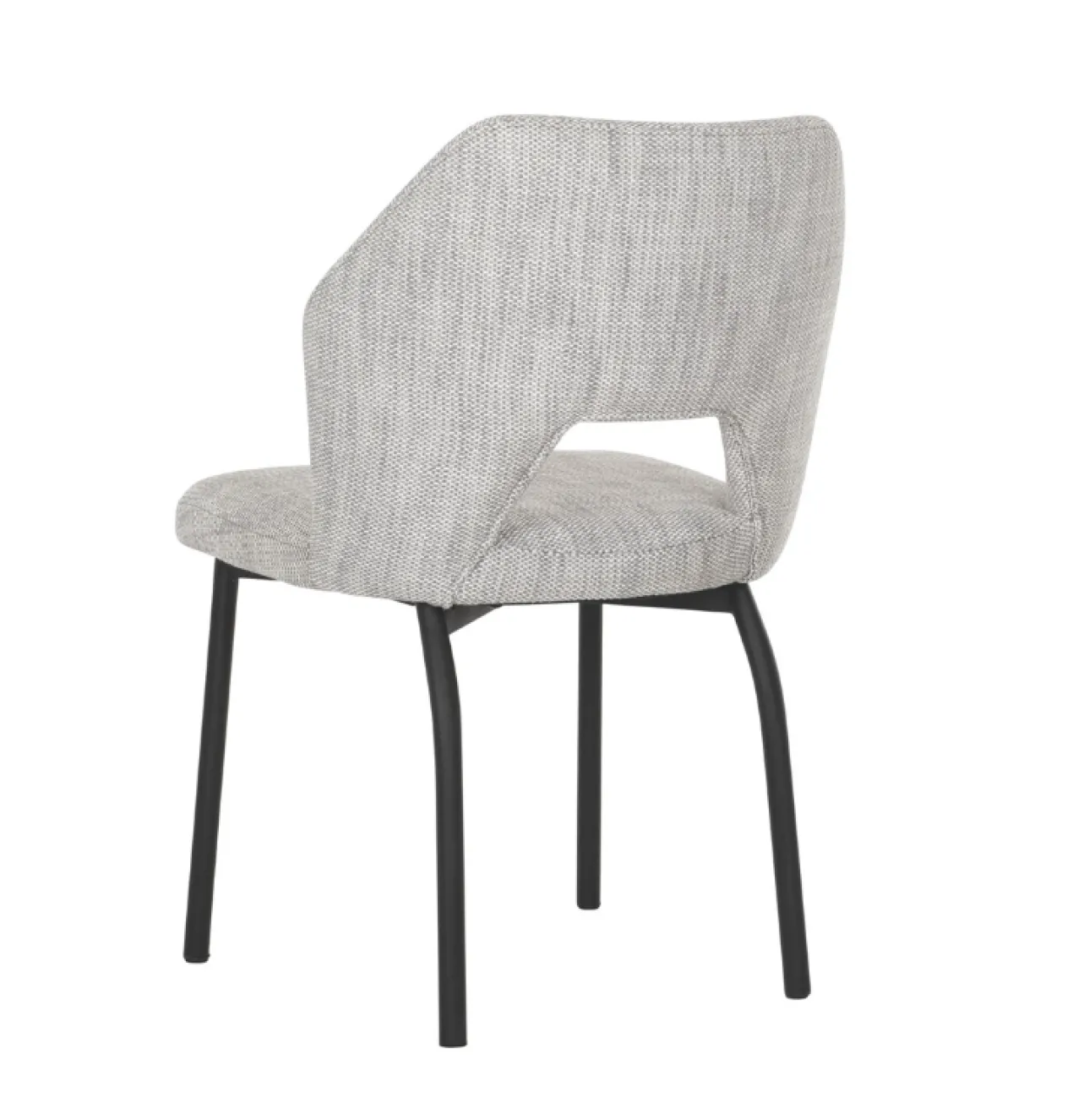 Eetkamerstoel Bo lichtgrijs polyester