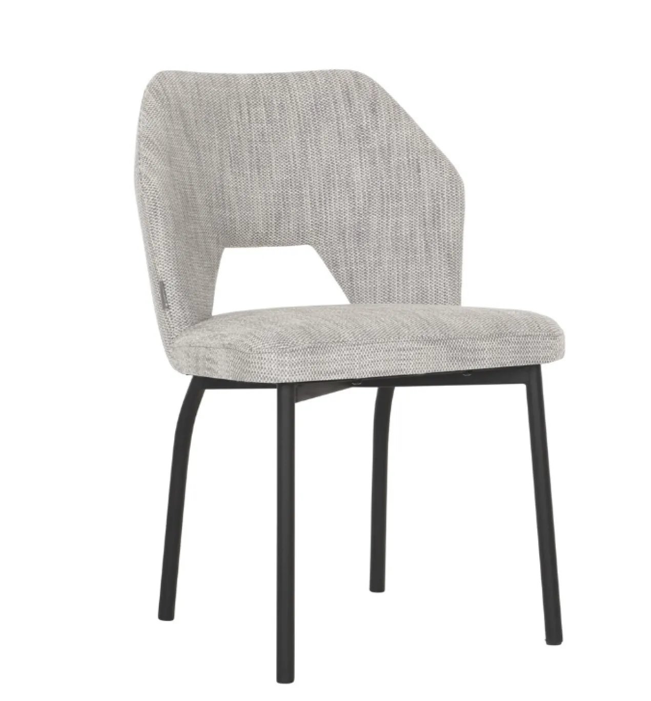 Eetkamerstoel Bo lichtgrijs polyester