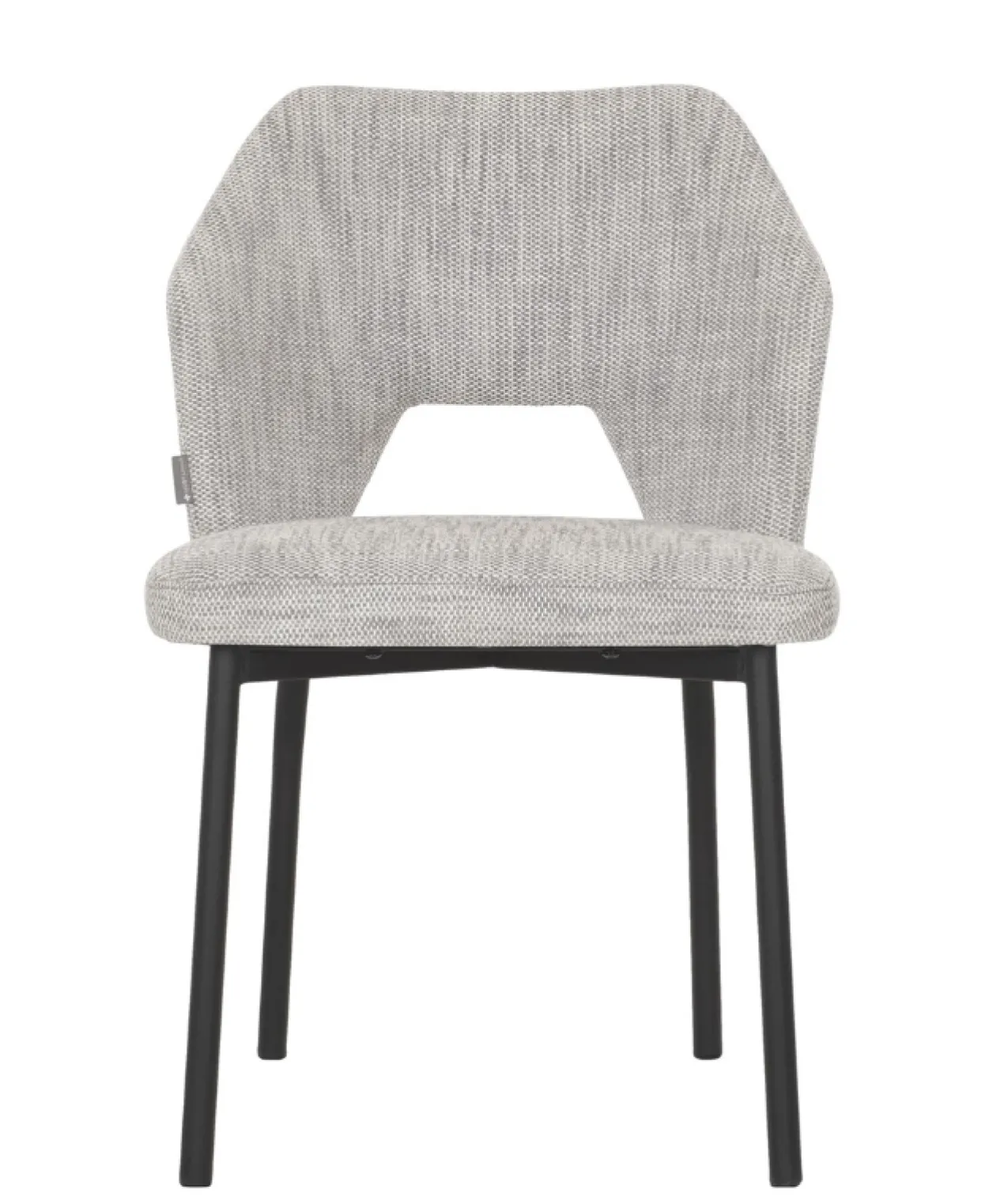 Eetkamerstoel Bo lichtgrijs polyester