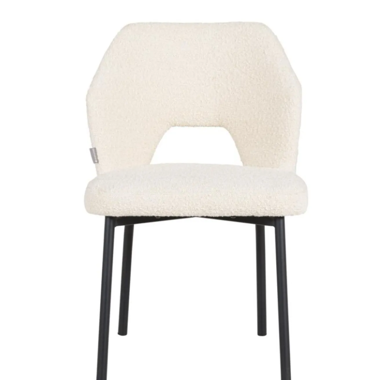 Eetkamerstoel Bo naturel bouclé