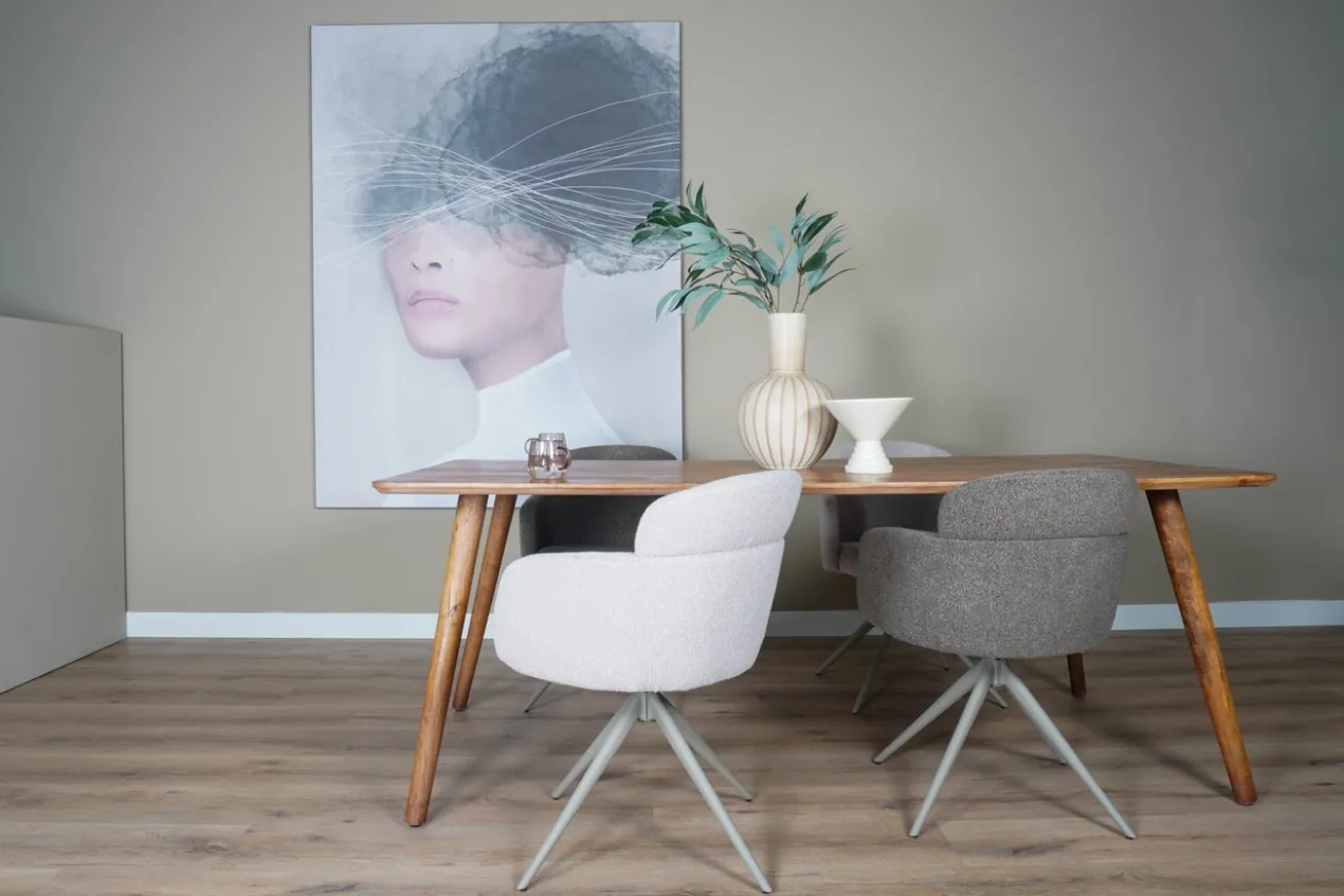 Eetkamerstoel Chase Boucle Naturel